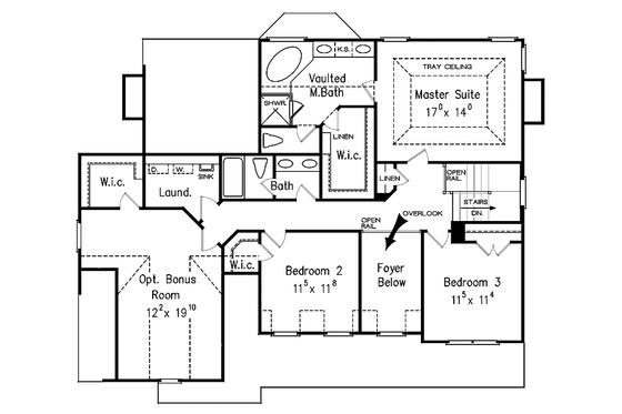 Floor Plan - Upper Floor for Country House Plan #927-164 - 4 bed, 3 bath