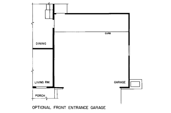 Floor Plan - Other Floor 1 for Ranch House Plan #72-739 - 4 bed, 2 bath