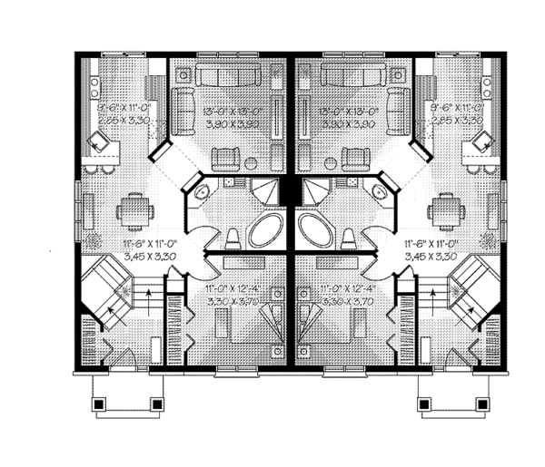 House Plan Design - Craftsman Floor Plan - Main Floor Plan #23-2452