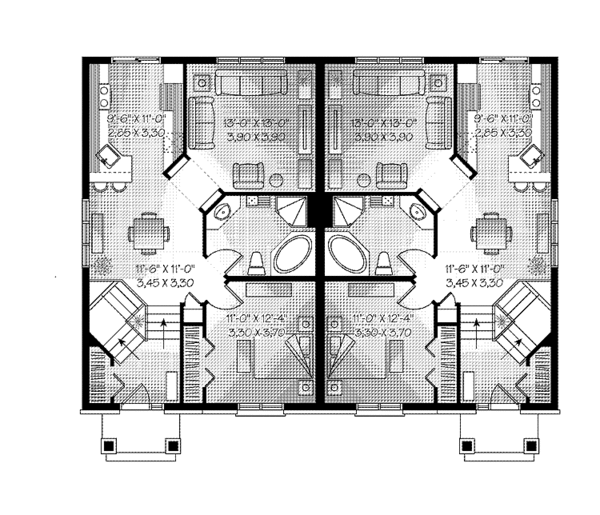 Craftsman Floor Plan - Main Floor Plan #23-2452
