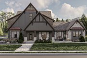 Tudor Style House Plan - 4 Beds 3.5 Baths 3240 Sq/Ft Plan #455-559 
