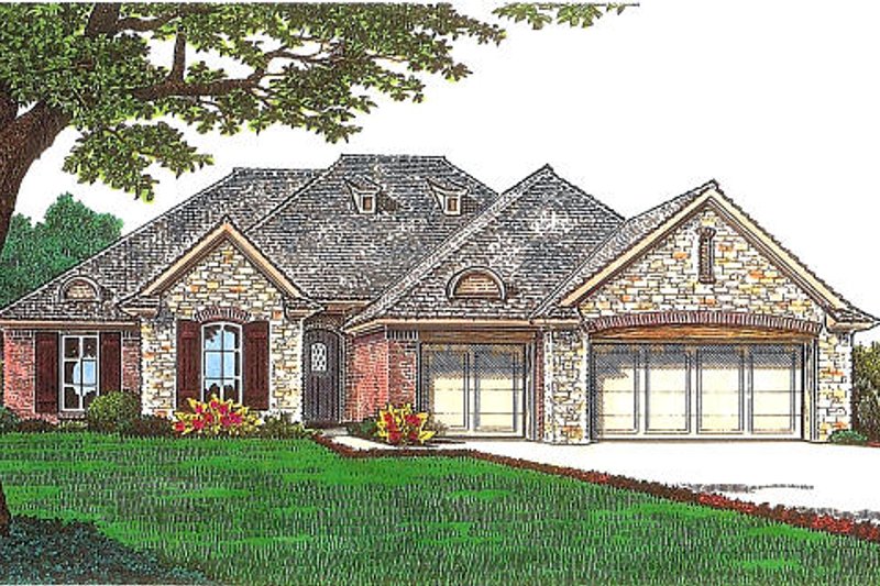 Home Plan - European Exterior - Front Elevation Plan #310-969