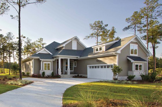 Exterior - Front Elevation 3 for Country House Plan #938-64 - 3 bed, 2.5 bath