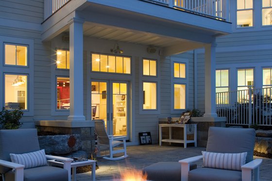 Exterior - Rear Elevation 3 for Craftsman House Plan #928-259 - 4 bed, 5.5 bath