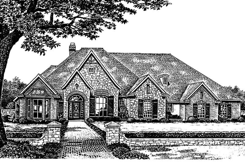 Home Plan - Country Exterior - Front Elevation Plan #310-1132