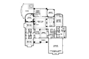 European Style House Plan - 3 Beds 2.5 Baths 2979 Sq/Ft Plan #929-890 