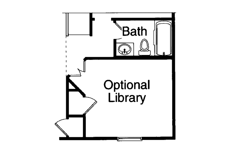 Dream House Plan - Floor Plan - Other Floor for Bungalow House Plan #46-662 - 3 bed, 2 bath