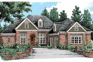 Country Exterior - Front Elevation Plan #927-440