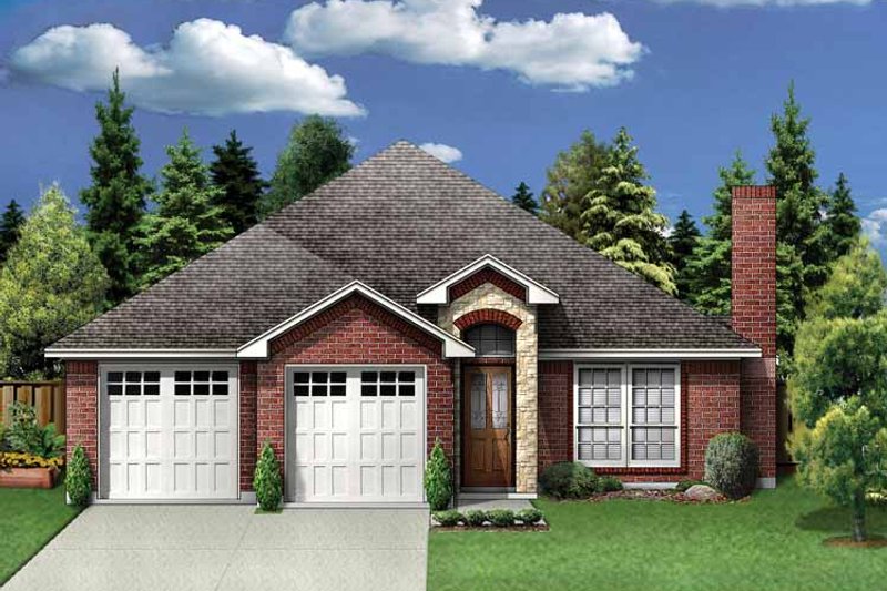 House Design - Traditional Exterior - Front Elevation Plan #84-748