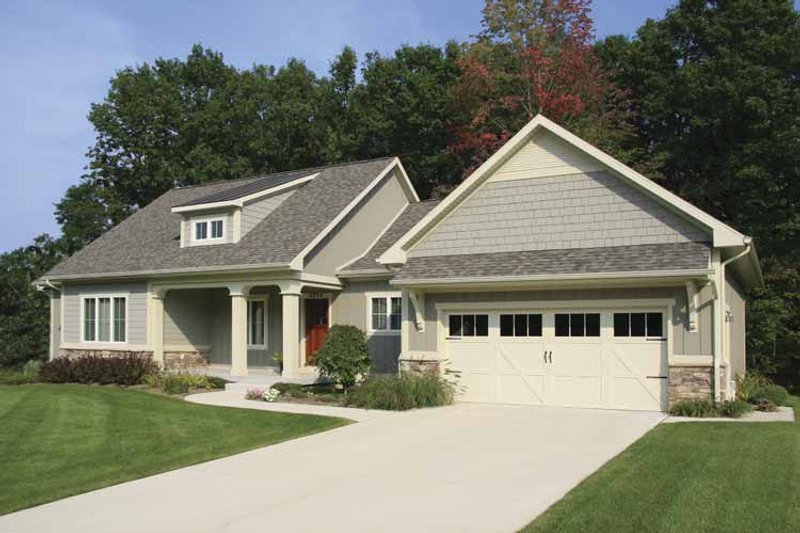 Home Plan - Exterior - Front Elevation 8 for Craftsman House Plan #928-132 - 2 bed, 2.5 bath