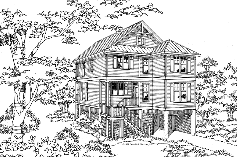 Home Plan - Exterior - Front Elevation 3 for Craftsman House Plan #929-449 - 3 bed, 3 bath