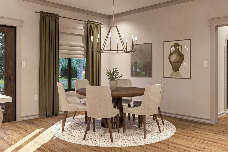 House Design - Interior - Dining Room for Tudor House Plan #455-368 - 3 bed, 2.5 bath