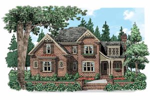 Country Exterior - Front Elevation Plan #927-519