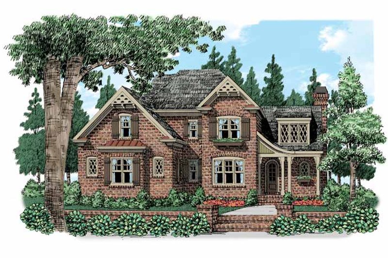 Home Plan - Country Exterior - Front Elevation Plan #927-519