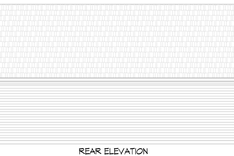 House Design - Exterior - Rear Elevation for Colonial House Plan #932-1148, 0 bath