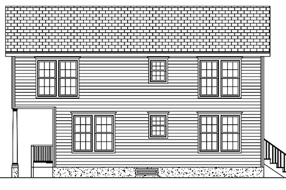 Exterior - Other Elevation for Traditional House Plan #1061-33 - 3 bed, 2.5 bath