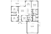 Country Style House Plan - 3 Beds 2 Baths 1619 Sq/Ft Plan #938-71 