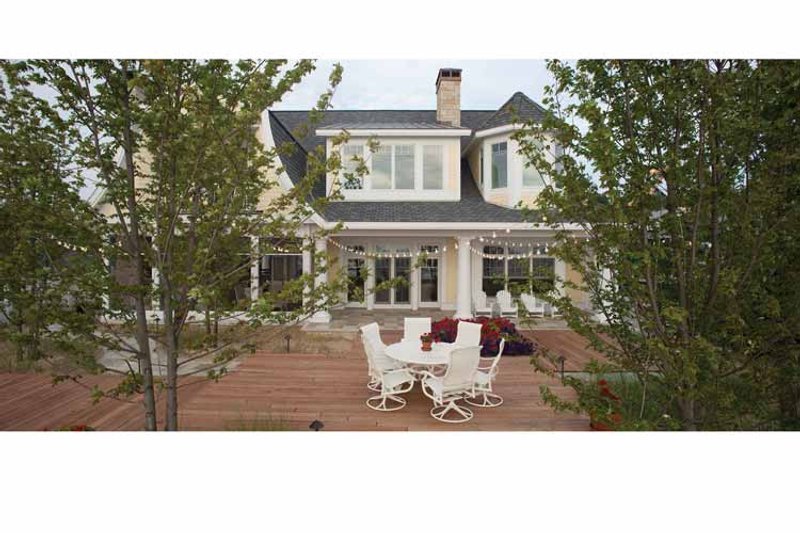Dream House Plan - Exterior - Rear Elevation 3 for Colonial House Plan #928-179 - 5 bed, 5.5 bath