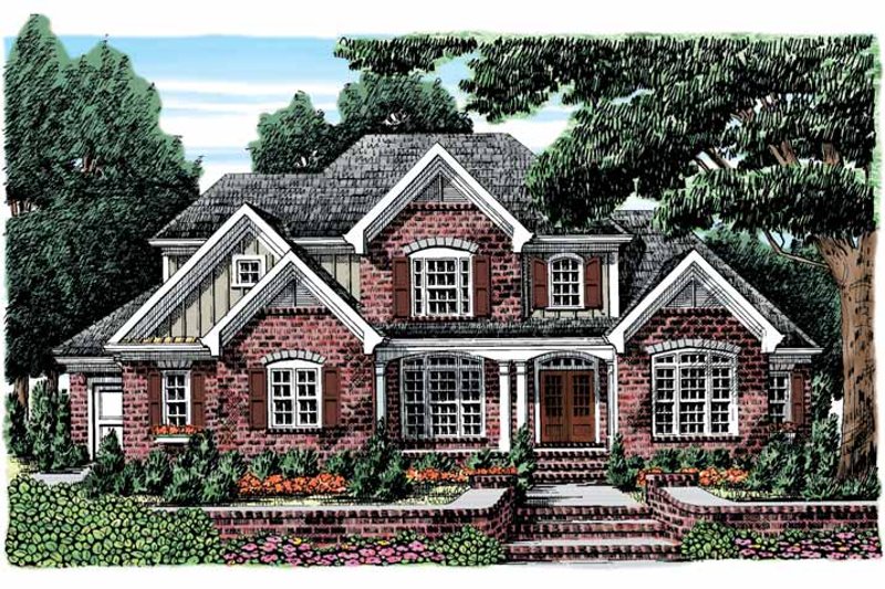 Dream House Plan - European Exterior - Front Elevation Plan #927-884