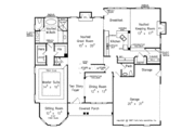 Mediterranean Style House Plan - 3 Beds 2.5 Baths 2551 Sq/Ft Plan #927-212 