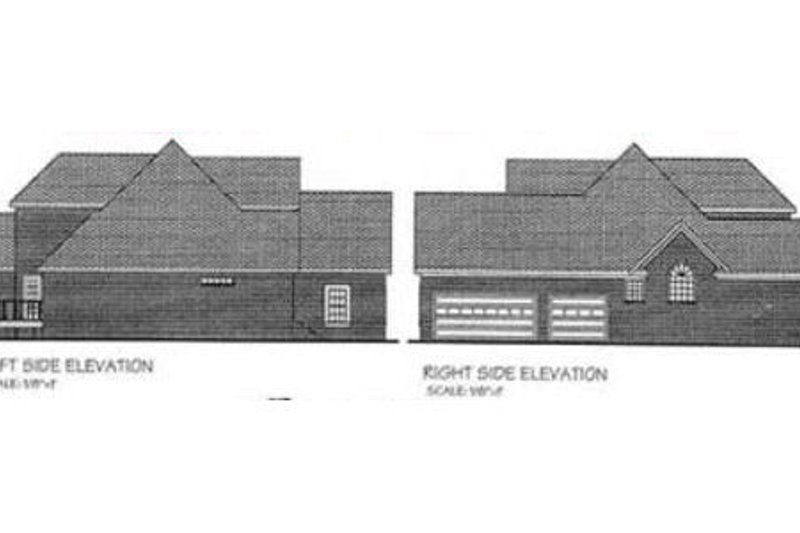 Home Plan - Exterior - Other Elevation for European House Plan #56-200 - 4 bed, 3.5 bath