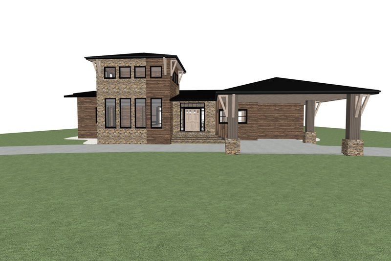 House Plan Design - Photo 4 for Farmhouse House Plan #1109-17 - 2 bed, 2.5 bath