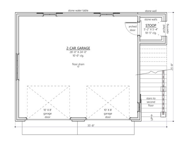 House Design - Cottage Floor Plan - Main Floor Plan #1094-29