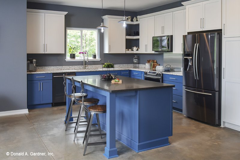 Home Plan - Interior - Kitchen for Contemporary House Plan #929-85 - 3 bed, 2 bath