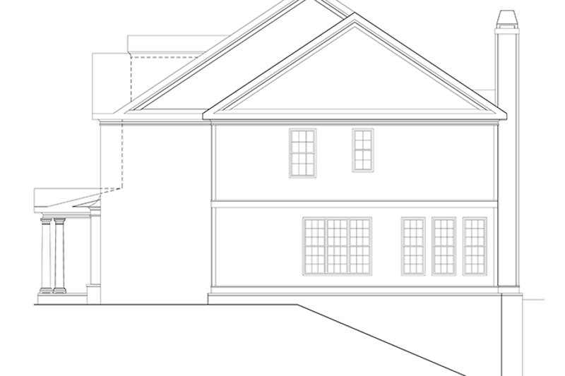 House Blueprint - Exterior - Other Elevation for Classical House Plan #927-882 - 5 bed, 4 bath