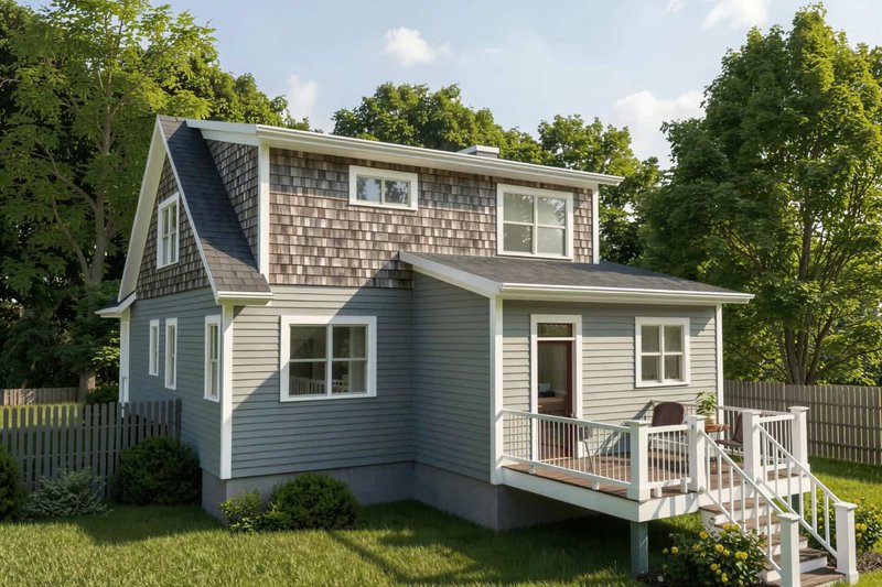 House Design - Exterior - Front Elevation 3 for Bungalow House Plan #79-314 - 3 bed, 2.5 bath