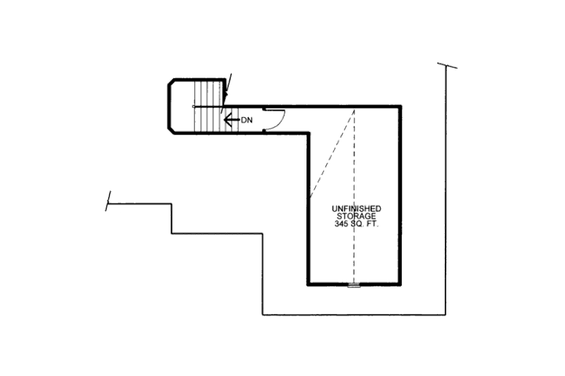 Dream House Plan - Floor Plan - Other Floor for European House Plan #20-2132 - 3 bed, 2.5 bath