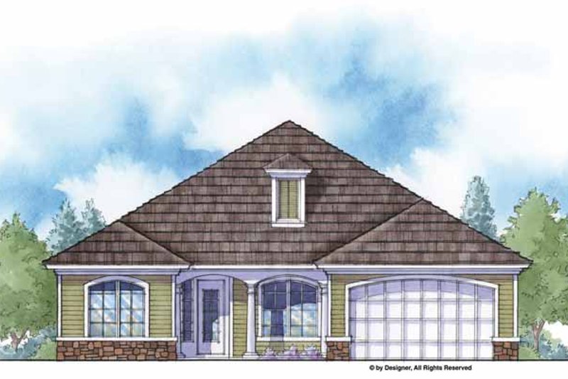 Home Plan - Country Exterior - Front Elevation Plan #938-11