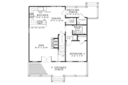 Colonial Style House Plan - 3 Beds 2 Baths 1451 Sq/Ft Plan #17-2761 