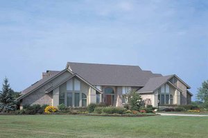 Contemporary Exterior - Front Elevation Plan #72-788