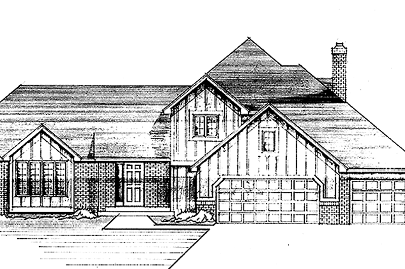 Dream House Plan - Craftsman Exterior - Front Elevation Plan #51-819
