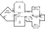 Victorian Style House Plan - 4 Beds 3.5 Baths 3570 Sq/Ft Plan #60-1015 