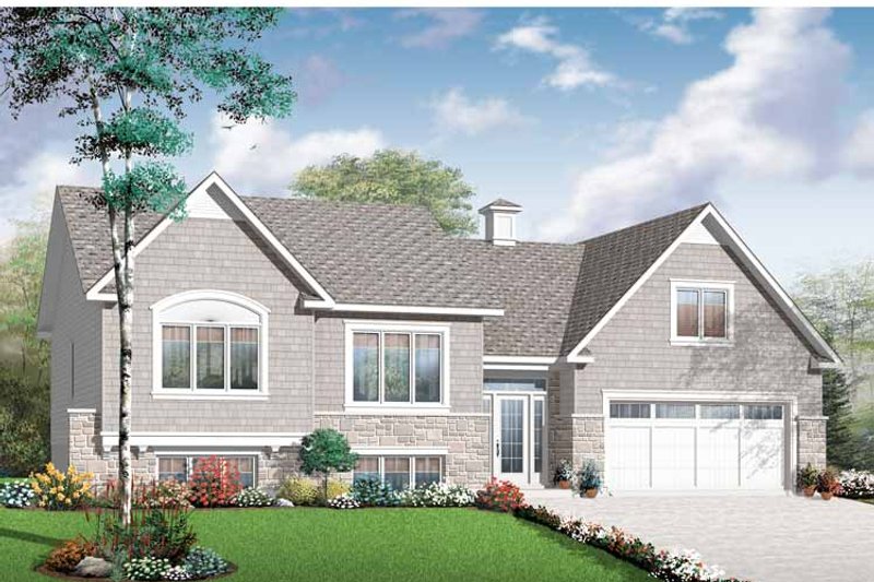 Dream House Plan - Craftsman Exterior - Front Elevation Plan #23-2435