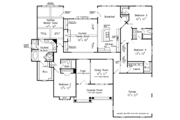 Colonial Style House Plan - 4 Beds 3 Baths 2568 Sq/Ft Plan #927-317 