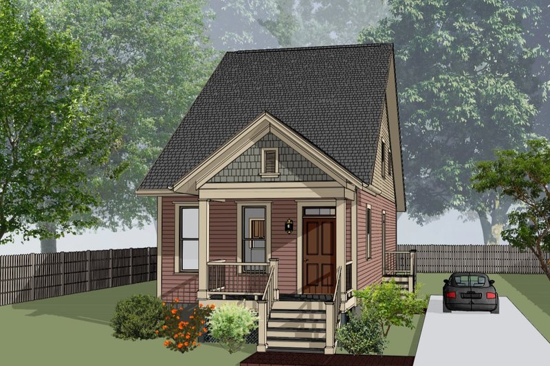 Bungalow Style House Plan - 4 Beds 2 Baths 1412 Sq/Ft Plan #79-342 ...