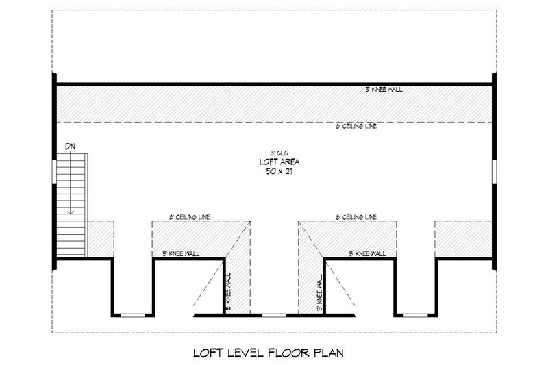 Dream House Plan - Floor Plan - Upper Floor for Country House Plan #932-124, 0 bath