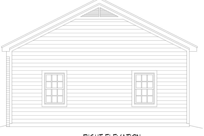 House Plan Design - Exterior - Other Elevation 1 for Traditional House Plan #932-731, 0 bath
