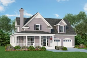 Country Exterior - Front Elevation Plan #929-333