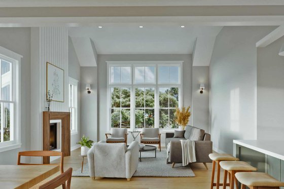 Interior - Family Room 1 for Farmhouse House Plan #1079-4 - 4 bed, 2.5 bath