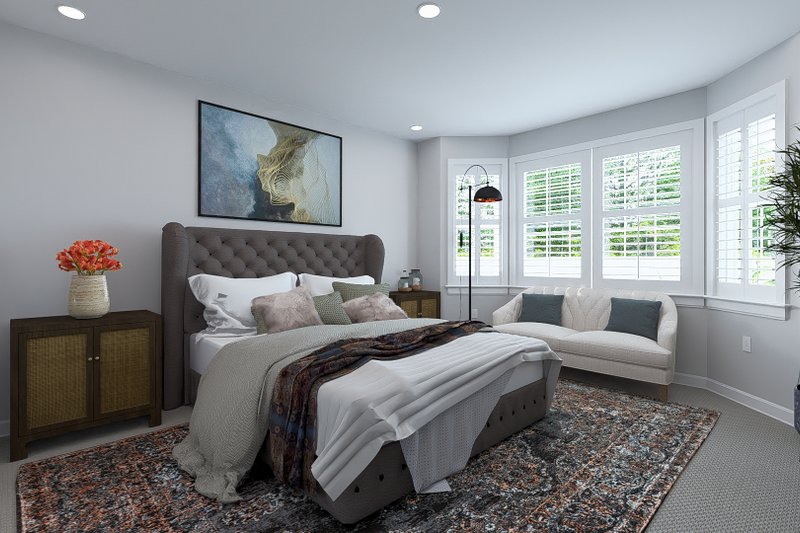 Home Plan - Interior - Master Bedroom for Traditional House Plan #1060-219 - 3 bed, 2 bath