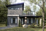 Modern Style House Plan - 3 Beds 2 Baths 1200 Sq/Ft Plan #23-2831 