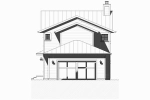 Exterior - Rear Elevation for Beach House Plan #901-121 - 3 bed, 2.5 bath