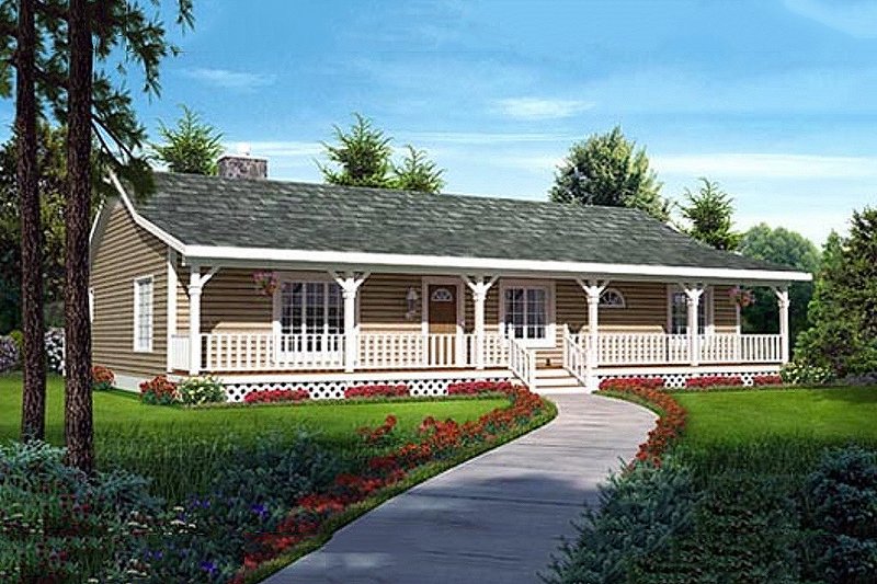 Ranch Style House Plan 3 Beds 2 Baths 1792 Sq Ft Plan 
