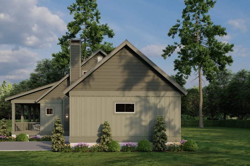 House Blueprint - Exterior - Other Elevation for Country House Plan #17-3450 - 3 bed, 2 bath