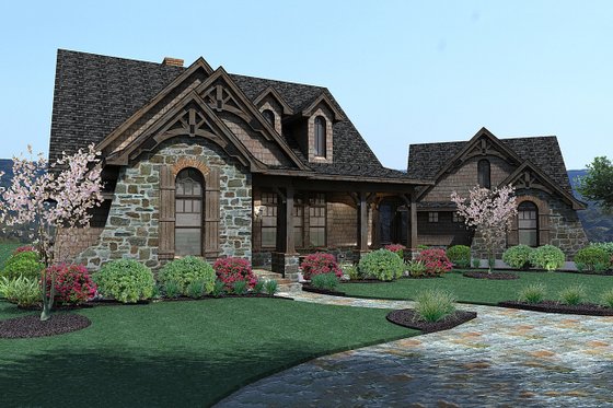 Exterior - Other Elevation for Craftsman House Plan #120-168 - 3 bed, 2.5 bath