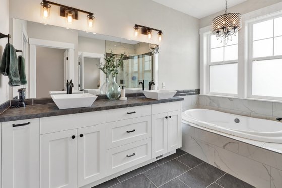 Interior - Master Bathroom 3 for Farmhouse House Plan #1070-16 - 3 bed, 2.5 bath